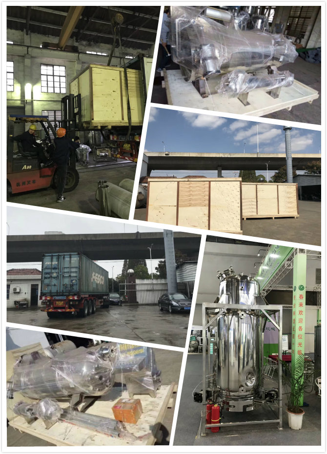 FHTY.COM发往俄罗斯的三套中药提取罐顺利装车发货！